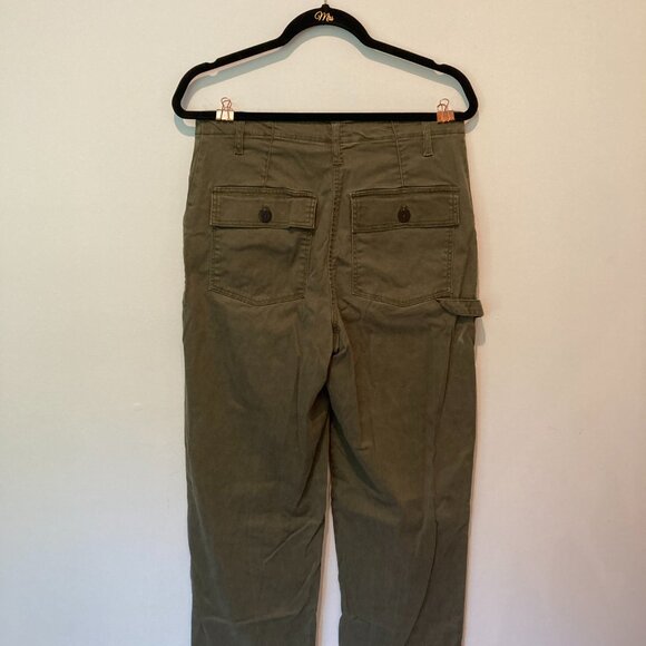 Army green khaki cargo pants size M. - Picture 3 of 8